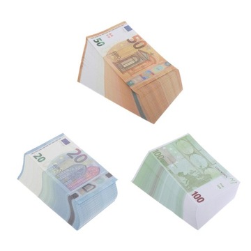 300x100/50/20 Euro Prop Money Play Money Gra