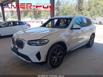 BMW X3 G01 2023 BMW X3 XDrive 30i 2023 AWD 2.0 Benzyna 248KM