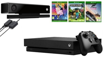 XBOX ONE X 1TB + KINECT + DANCE +FORZA + MINECRAFT