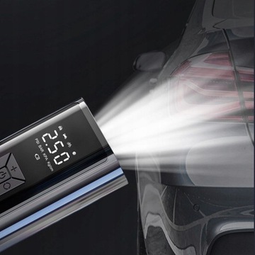 АВТОМОБИЛЬНЫЙ КОМПРЕССОР POWERBANK НАСОС 6000МАЧ СВЕТОДИОД 12В