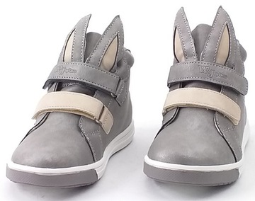 WOJTYŁKO ДЕТСКАЯ ОБУВЬ СЕРАЯ лодыжки С ЗАЛИПУЧКОЙ 22