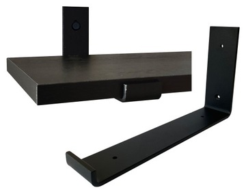 WSPORNIK PÓŁKI UCHWYT 25CM PODPÓRKA CZARNY