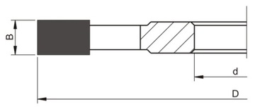 Фреза прямая HM Z=6 125x30x8 GLOBUS
