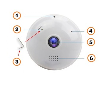 БЕСПРОВОДНАЯ КАМЕРА СВЕТОДИОДНАЯ ЛАМПОЧКА WIFI IP 360° HD+