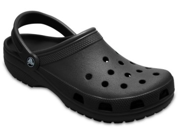 Черные шлепанцы Crocs Classic