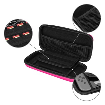 УСИЛЕННЫЙ КОРПУС ДЛЯ NINTENDO SWITCH V1 V2 РОЗОВЫЙ