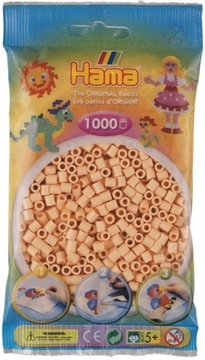 Koraliki 1000 szt jasny łosośiowy HAMA MIDI
