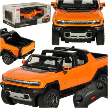 Auto na dálkové ovládání Hummer Ev Auto na dálkové ovládání Rc 1:16 Oranžová