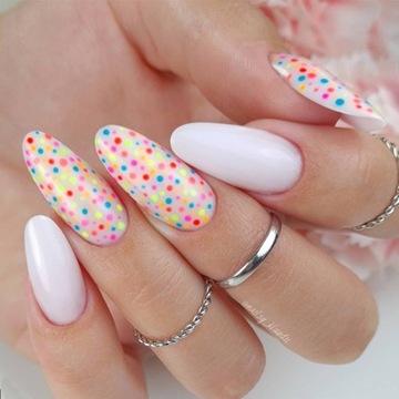 Типсы для наращивания ногтей, миндалевидная форма, 120 шт.