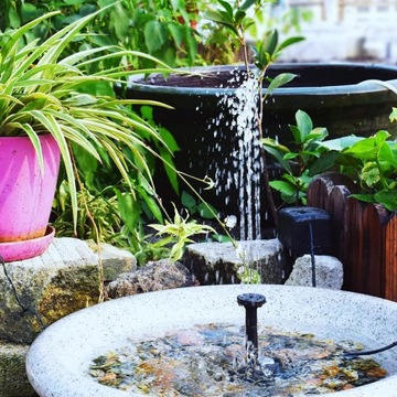 СОЛНЕЧНЫЙ ВОДЯНОЙ НАСОС ДЛЯ СОЛНЕЧНОГО САДОВОГО ПРУДА ФОНТАН