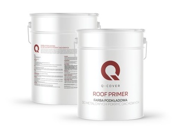 FARBA PODKŁADOWA DO DACHU METALOWEGO BRĄZOWY CIEPŁY RAL 8016 10L MAT