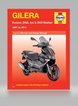 GILERA RUNNER VX125 (01-07) OPIS NAPRAWY SKUTERA