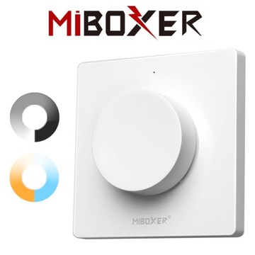 Panel pilot Naścienny K1 do taśm LED MONO/CCT z Pokrętłem Mi-light/MIBOXER
