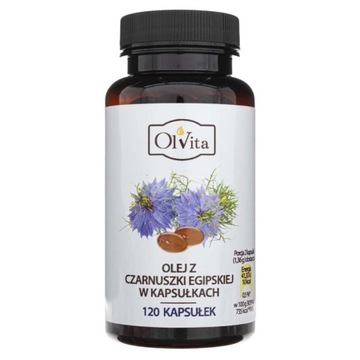 Olej z Czarnuszki Egipskiej, Olvita, 120 kapsułek