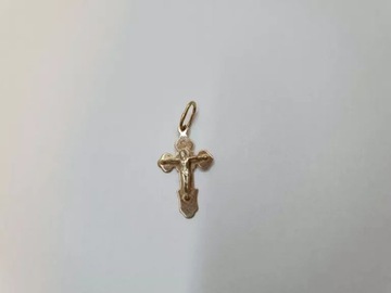 ZŁOTA ZAWIESZKA KRZYŻYK PR.585 0,77G