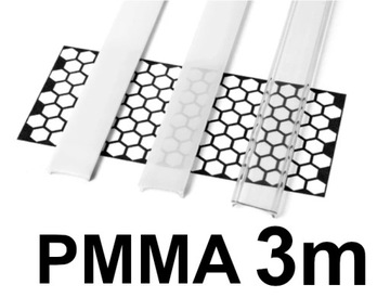 KLOSZ DO PROFILI LED 3M A B C D G H Y Z X W MONO IPA12 APA12 - PMMA