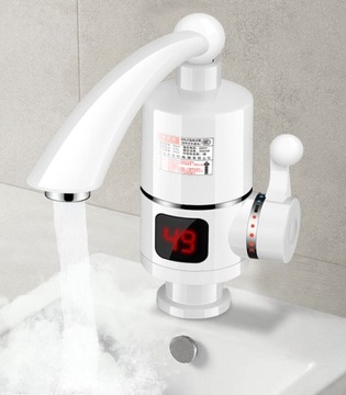 МГНОВЕННЫЙ ВОДОНАГРЕВАТЕЛЬ 3КВТ ЖК ЭЛЕКТРИЧЕСКИЙ