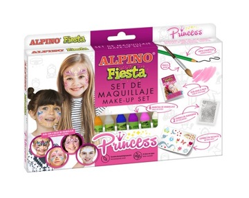 Kredki do malowania twarzy Alpino 6 szt. Princess