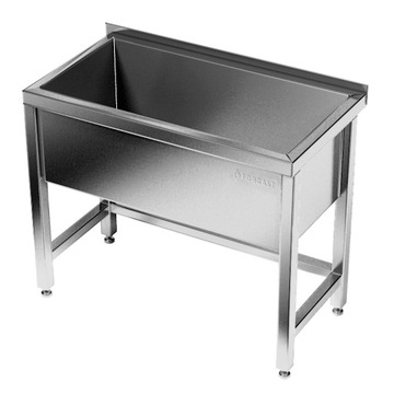 БАССЕЙН ОДНОКАМЕРНЫЙ НЕРЖАВЕЮЩИЙ 120Х60Х85 ФОРГАСТ