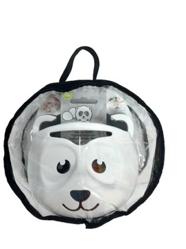 Pojemnik koszyk organizer na ZABAWKI KĄPIELOWE PANDA Maltex