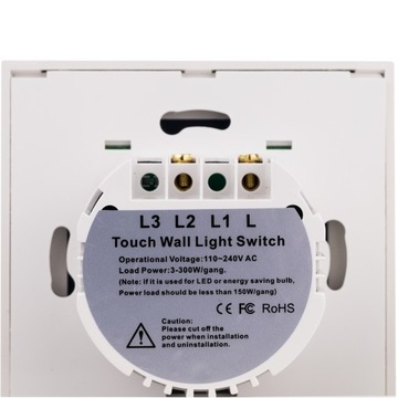 Сенсорное стекло LED ВЫКЛЮЧАТЕЛЬ СВЕТА fi60 Single Grey APPIO