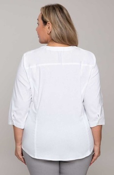 Klasyczna biała koszula z bawełny 60