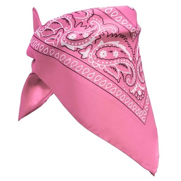 Bandana bandama chusta apaszka różowa