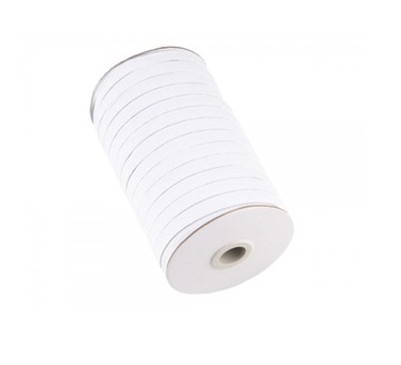 GUMA PŁASKA dziana DO MASECZEK BIAŁA 5mm _ 100MB