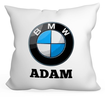 PODUSZKA DLA FANA MOTORYZACJI BMW UPOMINEK+IMIĘ