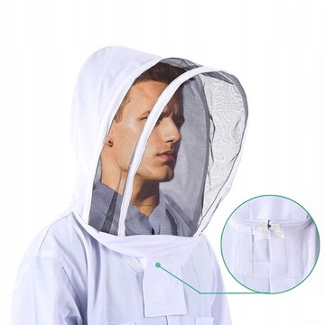 КОСТЮМ ПЧЕЛОВОДСТВЕННЫЙ С ВЕНТИЛЯЦИЕЙ И ПЕРЧАТКАМИ XL