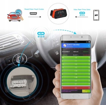 ДИАГНОСТИЧЕСКИЙ ИНТЕРФЕЙС OBD2 ELM327 VGATE ICAR2 BT