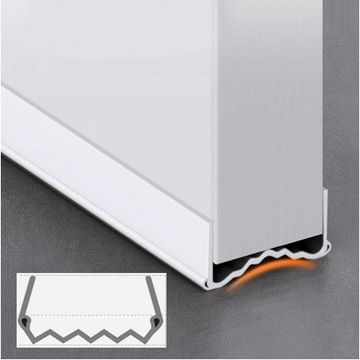 УПЛОТНИТЕЛЬ ПОД ДВЕРЬЮ, ПРОТИВОСКНЯКОВЫЙ, ХОЛОДНЫЙ