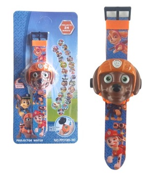 CYFROWY ZEGAREK 3D Z PROJEKTOREM PSI PATROL Zuma