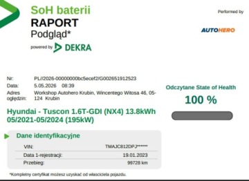 Hyundai Tucson IV SUV PHEV 1.6 T-GDI PHEV 265KM 2022 Hyundai Tucson FV23% PHEV 4x4 automat full LED, zdjęcie 4