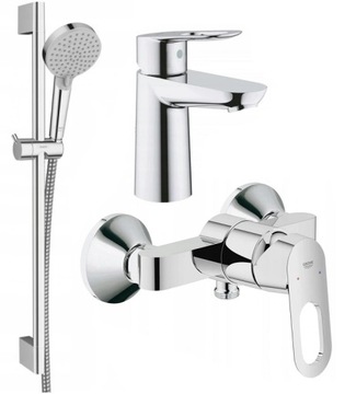 HANSGROHE zestaw + bateria prysznicowa umywalkowa