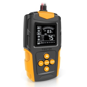 ЦИФРОВОЙ ТЕСТЕР АККУМУЛЯТОРОВ 12В 24В FOXSUR FBT200 3Ач - 200Ач