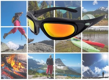 ПОЛЯРИЗОВАННЫЕ СОЛНЦЕЗАЩИТНЫЕ ОЧКИ ТАКТИЧЕСКИЕ СПОРТИВНЫЕ ВЕЛОСИПЕДНЫЕ ОЧКИ DAISY C5