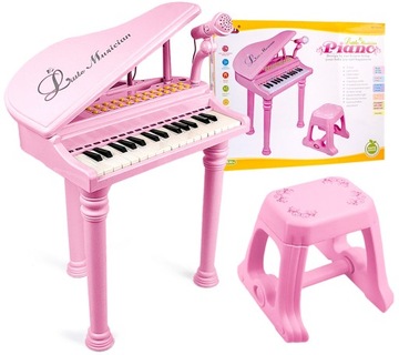 PIANINO DLA DZIECI NAUKA GRY ORGANY MIKROFON MP3