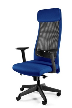 Krzesło Ergonomiczne ARES MESH Niebieskie Fotel