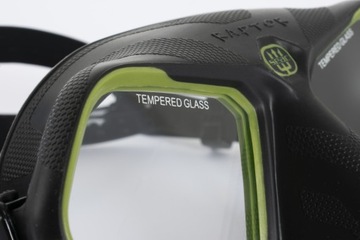 SEAC RAPTOR зеленая маска малого объема для подводной охоты и фридайвинга