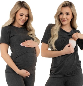 FORMOMMY BLUZKA CIĄŻOWA DO KARMIENIA T-SHIRT 4XL