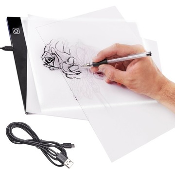 TABLET GRAFICZNY DESKA KREŚLARSKA DO RYSOWANIA TABLICA LED SUPER PREZENT!