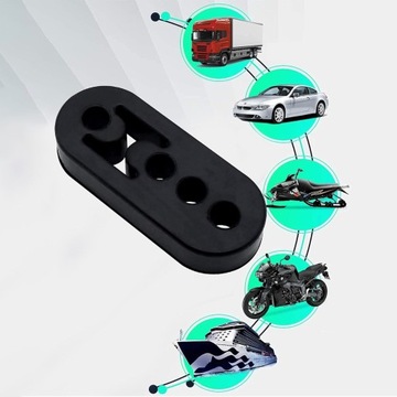 Универсальный держатель выхлопной трубы автомобиля, подвеска для глушителя, 4 шт.