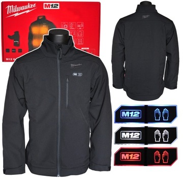 KURTKA PODGRZEWANA AKUMULATOROWA TOUGHSHELL M12HJBL5 XXL CZARNA MILWAUKEE