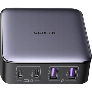 Сетевое зарядное устройство Ugreen, 65 Вт, 2x USB-C, 2x USB-A, QC PD AFC FCP SCP, быстрое