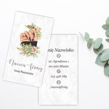 Визитки для мастера маникюра 500 шт.