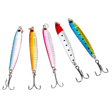 5x Metalowe przynęty Jigging Bait Twarde, ciężkie