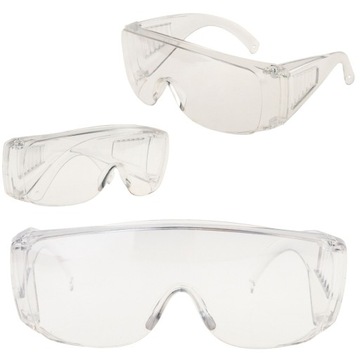 GOGLE OCHRONNE OKULARY PRZECIWODPRYSKOWE ROBOCZE REMONTOWE UNIWERSALNE