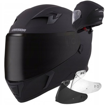 CZARNA SZYBA W ZESTWIE KASK CASSIDA INTEGRAL 3.0