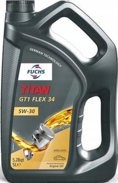 OLEJ FUCHS TITAN GT1 FLEX 34 SAE 5W-30 5L C3/C4